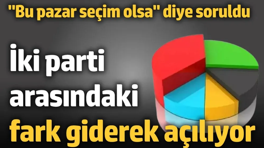 İki parti arasındaki fark giderek açılıyor