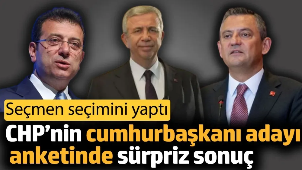 Cumhurbaşkanı adayı anketinde sürpriz sonuç