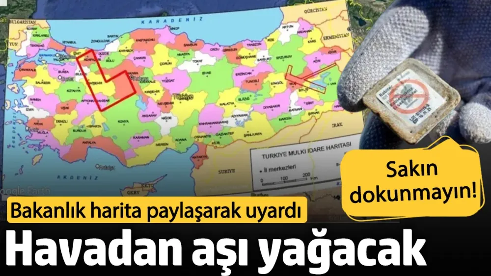 Havadan aşı yağacak ! 