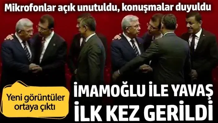 İmamoğlu ile Yavaş ilk kez gerildi! 