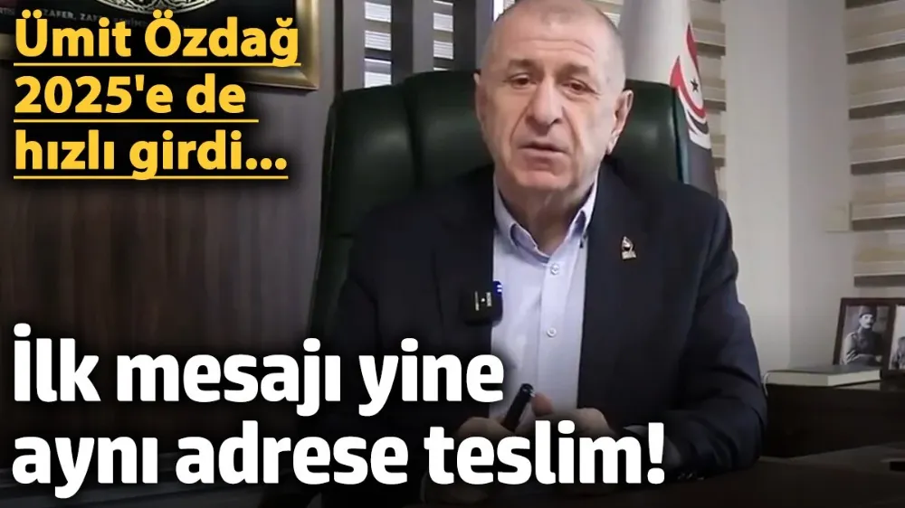 Zafer Partisi Genel Başkanı Ümit Özdağ 2025