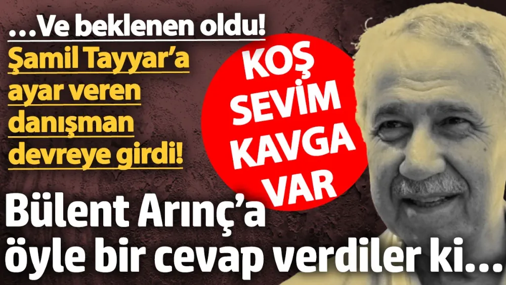  Bülent Arınç’a öyle bir cevap verdiler ki…