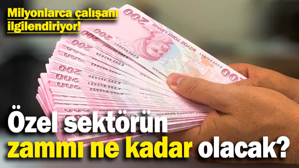  Özel sektörün zammı ne kadar olacak?