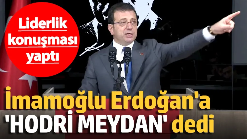 MİLLETE ÇAĞRI YAPAN EKREM İMAMOĞLU, ERDOĞAN