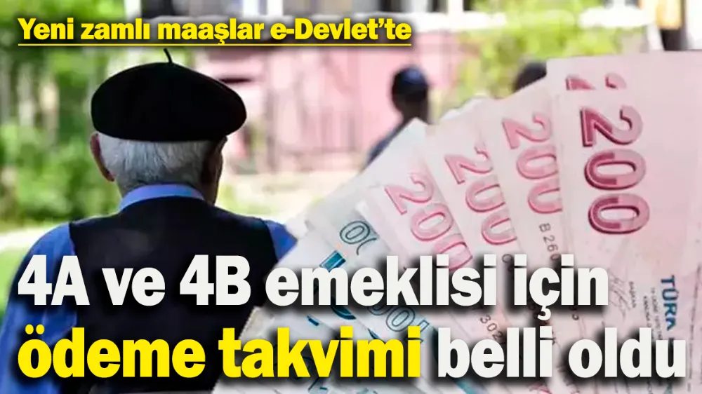 Zamlı emekli maaşları e-Devlet