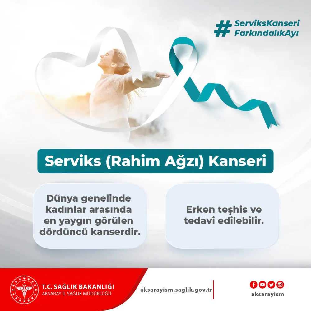 Serviks (Rahim Ağzı) Kanseri Farkındalık Ayı