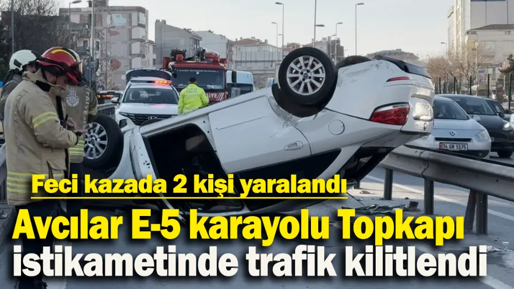 Feci kazada 2 kişi yaralandı