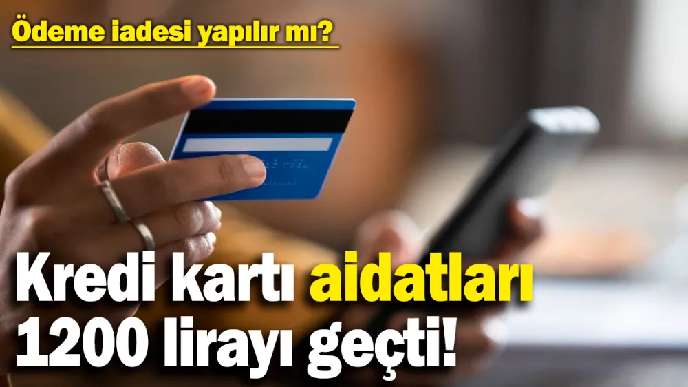 Kredi kartı aidatları 1200 lirayı geçti! 