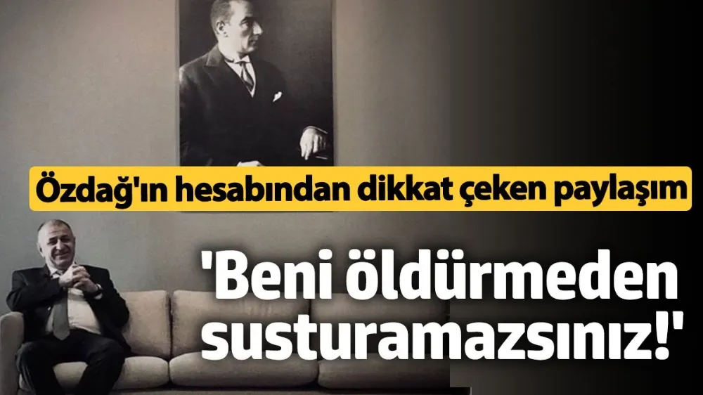 Beni öldürmeden susturamazsınız!