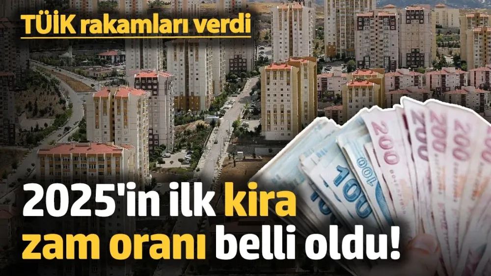 Yeni yılın ilk kira artış oranı belli oldu