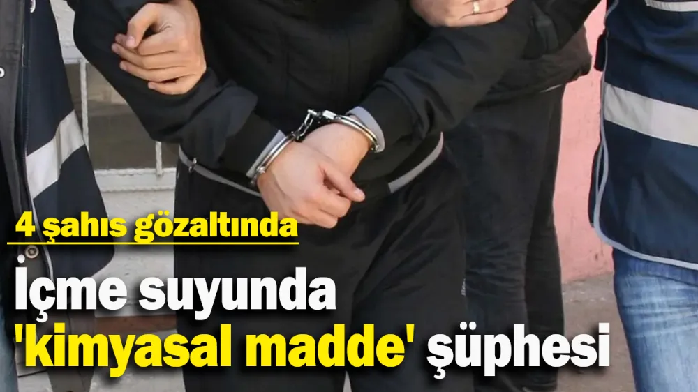 İçme suyunda 