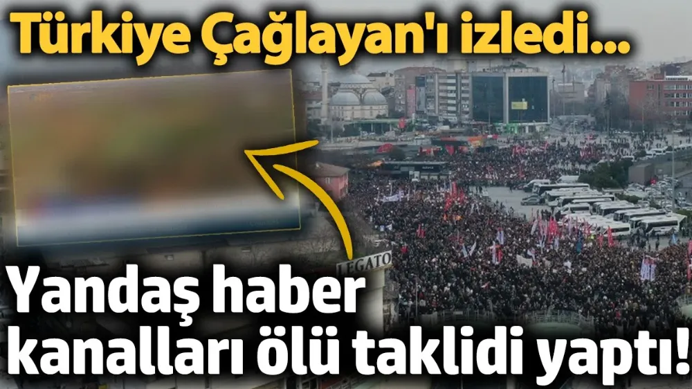 Yandaş haber kanalları ölü taklidi yaptı! 