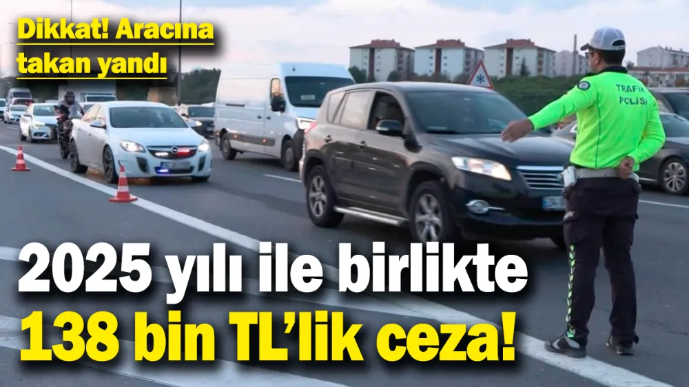 Aracına takan yandı! 