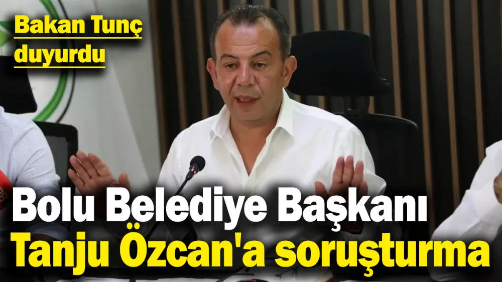 Bolu Belediye Başkanı Tanju Özcan