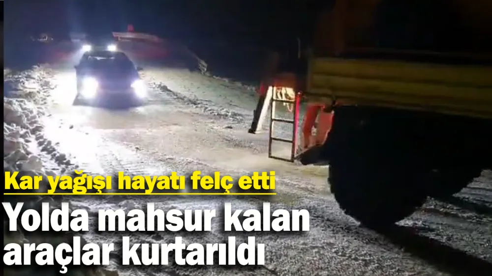 Kar yağışı hayatı felç etti