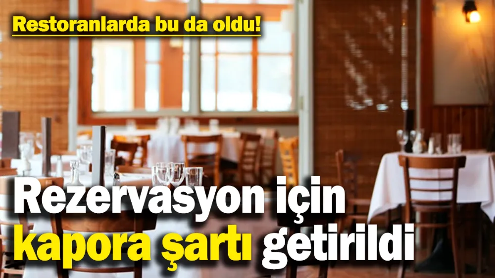 Restoranlarda bu da oldu !