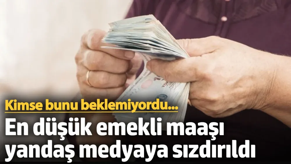 En düşük emekli maaşı yandaş medyaya sızdırıldı!