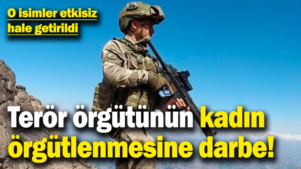 Terör örgütünün kadın örgütlenmesine darbe! 