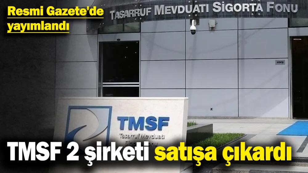 TMSF 2 şirketi satışa çıkardı! 