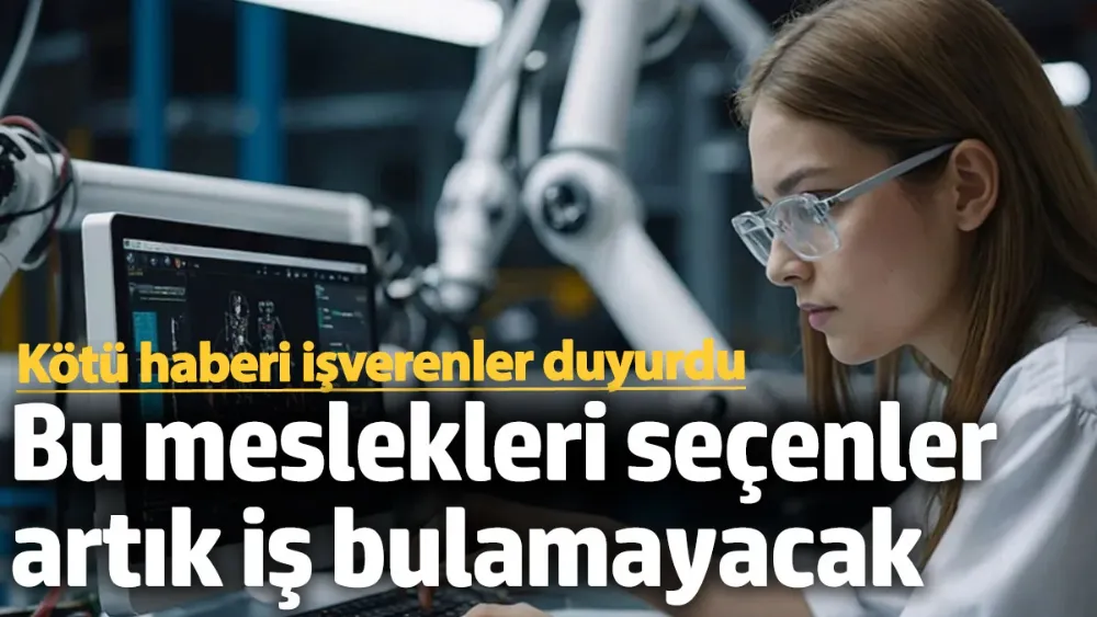 Bu meslekleri seçenler artık iş bulamayacak! 