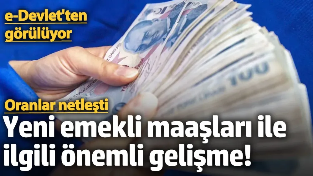 Yeni emekli maaşları ile ilgili önemli gelişme! 