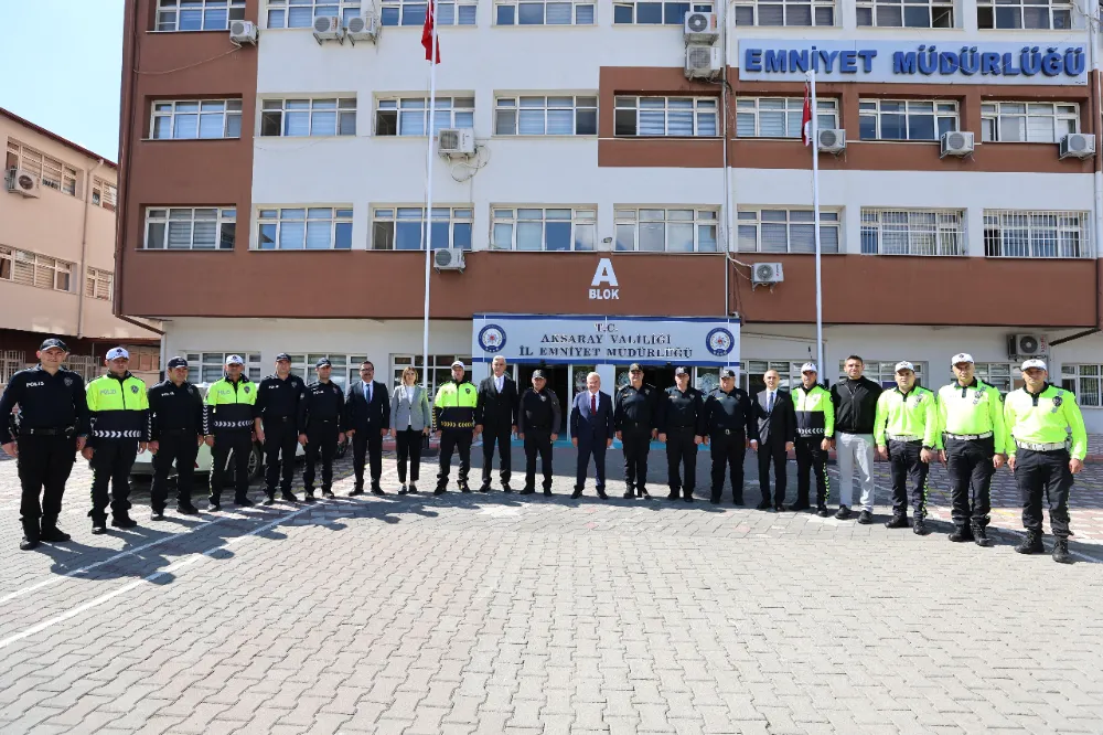 Aksaray’ın Huzuru İçin Görev Başında: Başarılı Polisler Ödüllendirildi