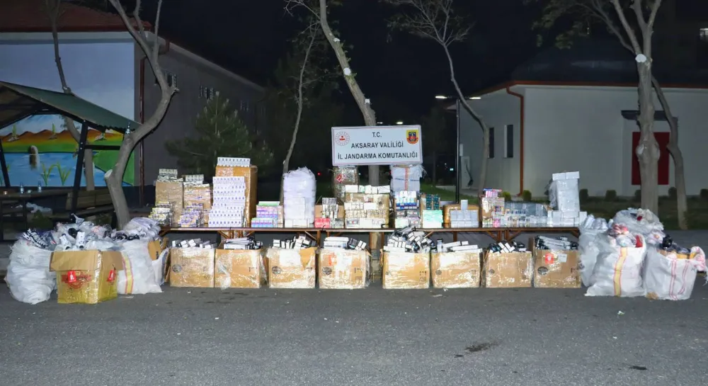 Aksaray’da 14 Milyon TL’lik Kaçak Ürün Operasyonu: Üç Şüpheli Gözaltında