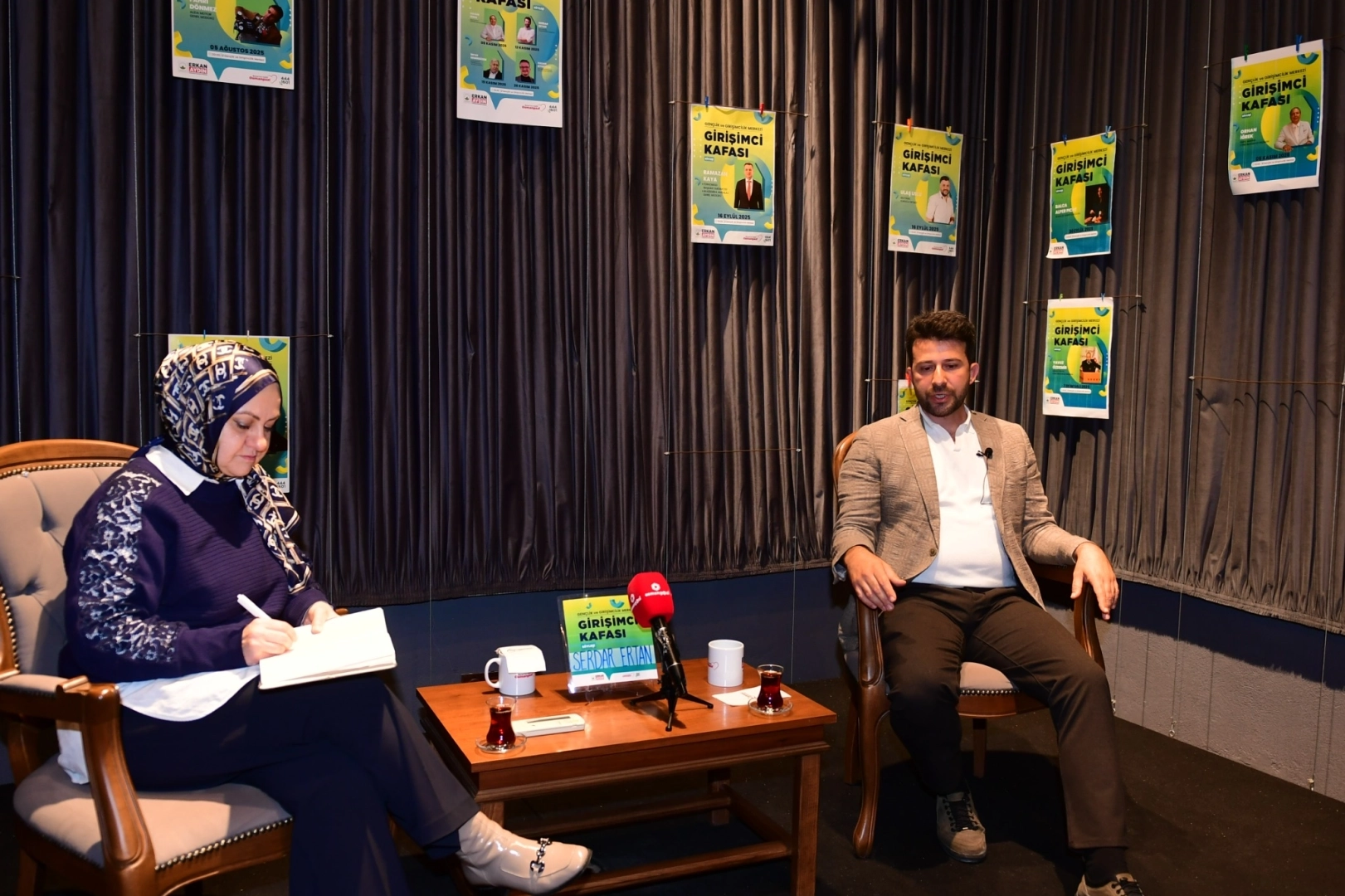 Bursa’da Osmangazi söyleşilerinin konuğu Serdar Ertan oldu