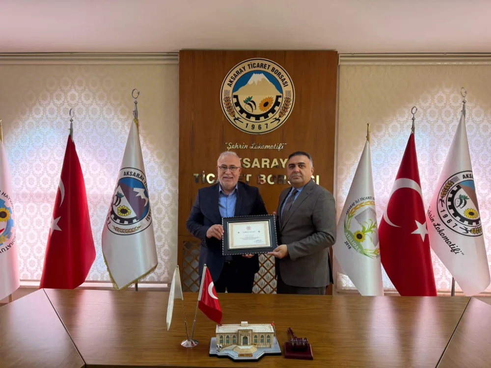 Aksaray’da SANTEK Başarısı: Bakanlıktan Ticaret Borsası’na Teşekkür Belgesi