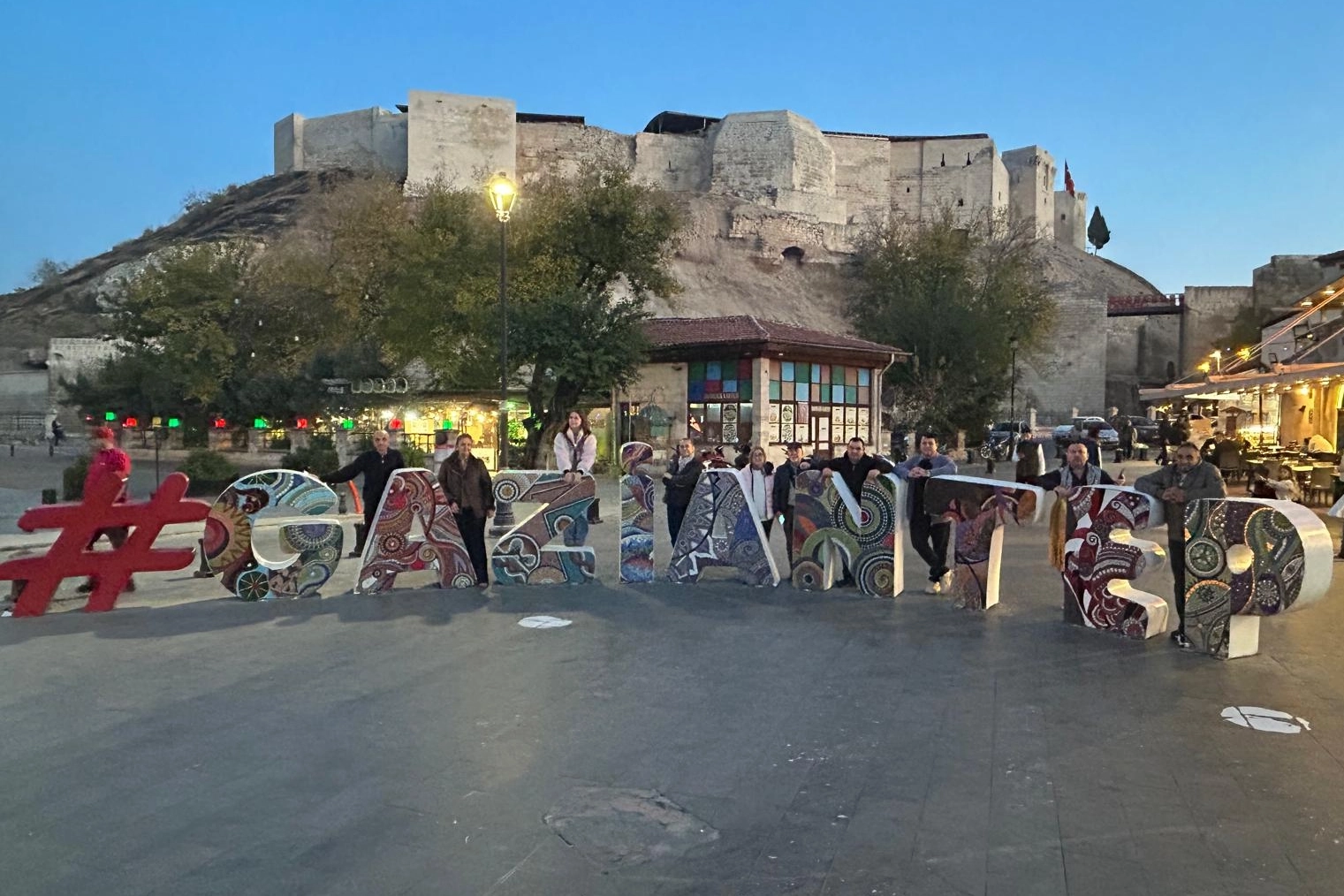 Edirneli gazeteciler Gaziantep