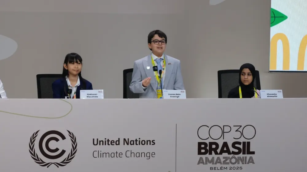 Türkiye’den tarihi başarı: 12 yaşındaki genç, COP30 İklim Zirvesi’nde dünya liderlerine seslendi