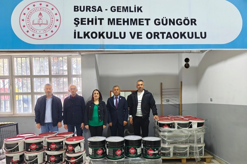 Bursa Gemlik’te Şehit Mehmet Güngör İlkokulu