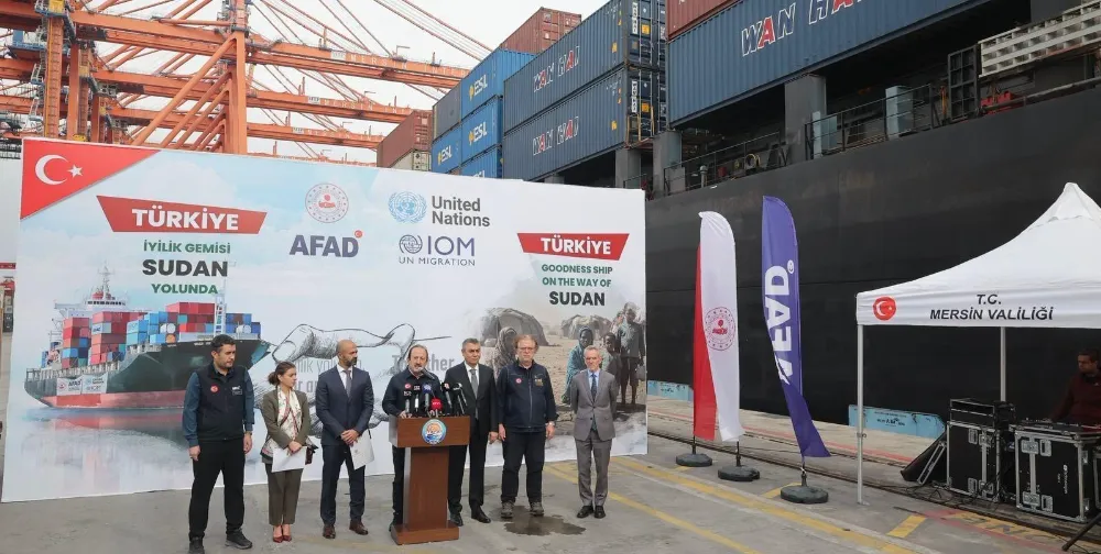 30 Bin Çadırla Umut Taşıyan İyilik Gemisi Sudan’a Uğurlandı