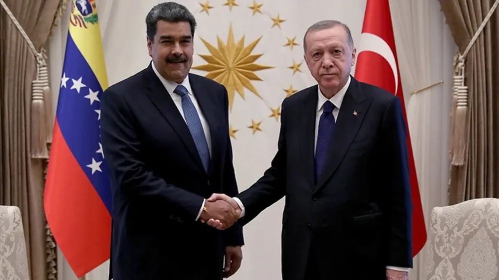 Erdoğan Maduro ile görüştü