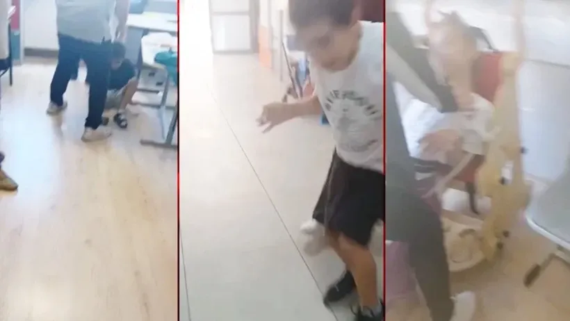 Otizmli çocuklara okulda işkence! Sıralara bağladılar