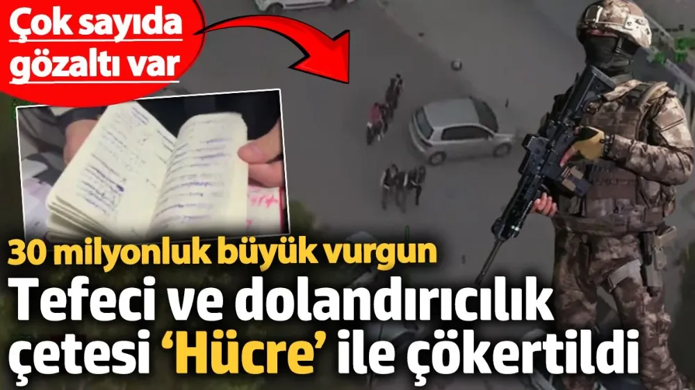 30 milyonluk büyük vurgun