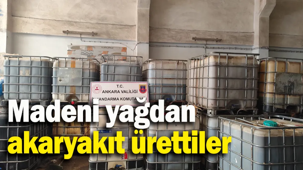 Madeni yağdan akaryakıt ürettiler