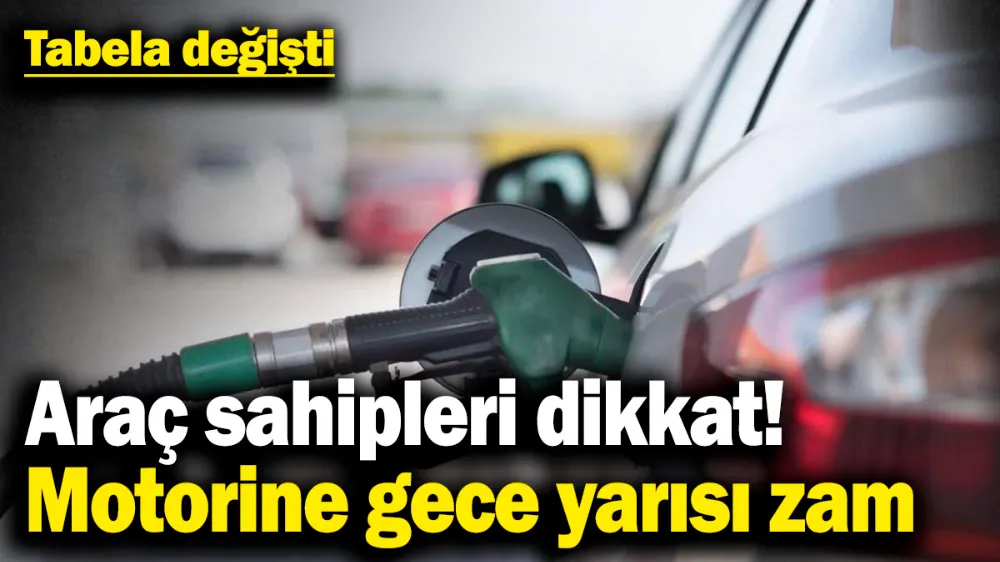 Tabela değişti! Araç sahipleri dikkat