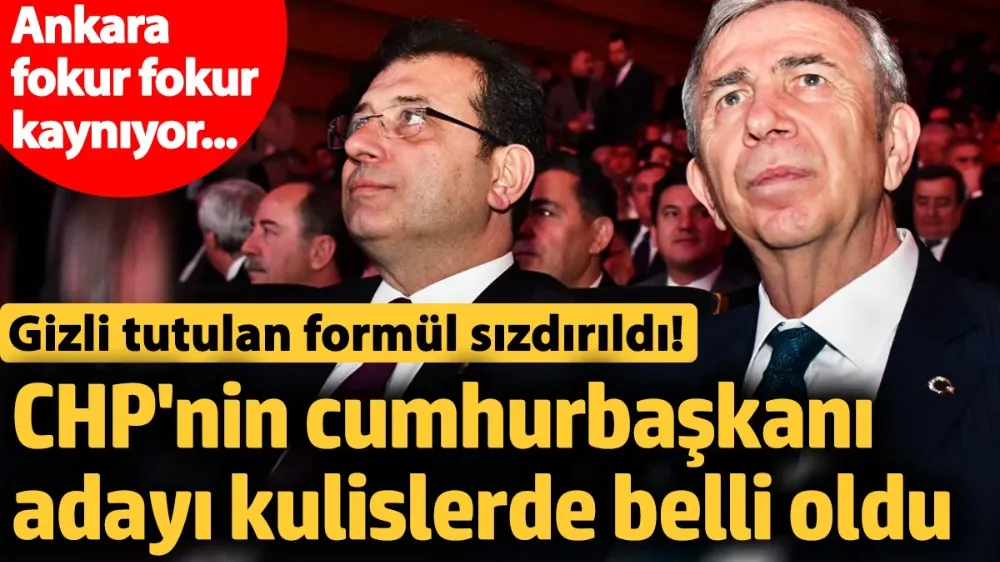  Kulislere göre CHP