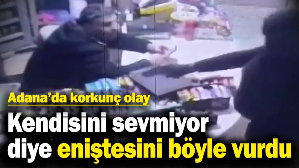 Kendisini sevmiyor diye eniştesini böyle vurdu