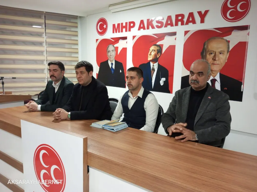 MHP Aksaray İl Başkanlığı, 6 Şubat Depremlerinde Hayatını Kaybedenleri Andı