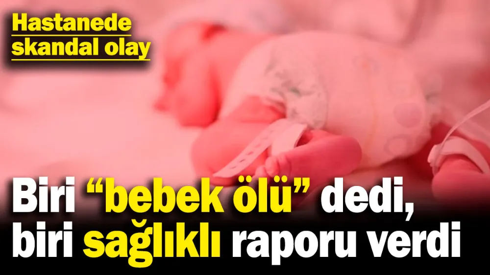 Hastanede büyük skandal! 