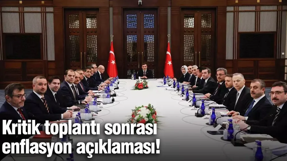 Kritik toplantı sonrası enflasyon açıklaması!