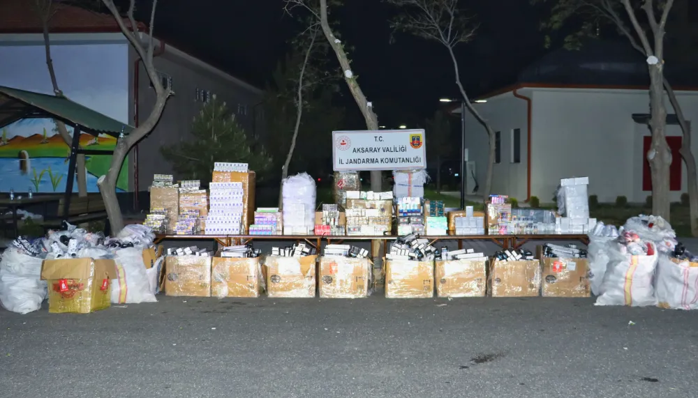 Aksaray’da Kaçakçılığa Büyük Darbe! 2.2 Milyon TL’lik Vurgun Önledi