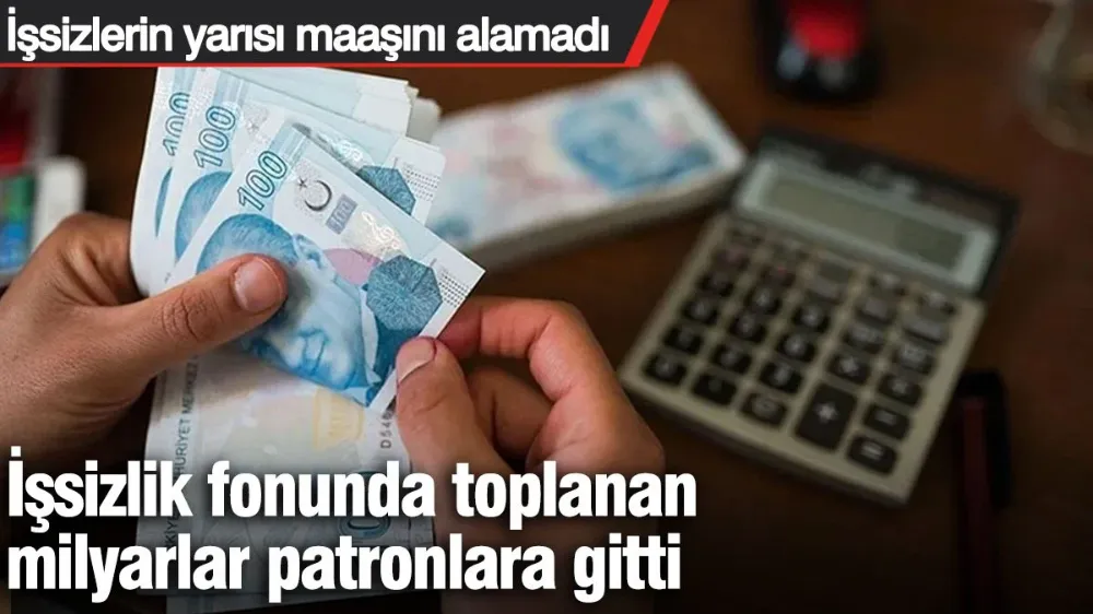 İşsizlik fonunda toplanan milyarlar patronlara gitti