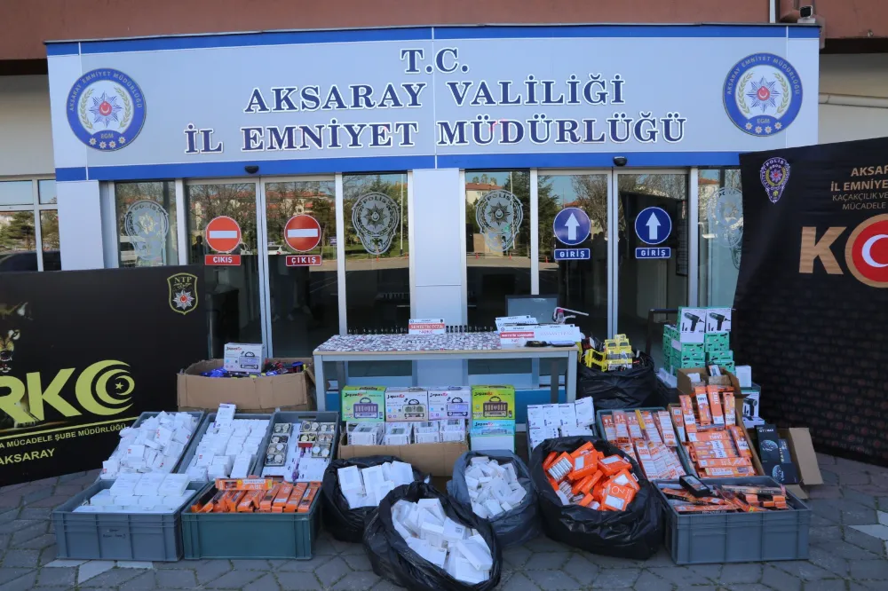 Aksaray’da Zehir ve Kaçakçılık Operasyonuna Darbe: 3 Tutuklama!