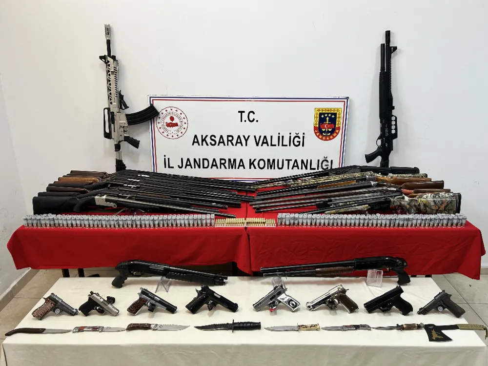 Aksaray’da Eş Zamanlı Jandarma Operasyonu: Sosyal Medyada Hava Ateşi Açanlara Geçit Yok!