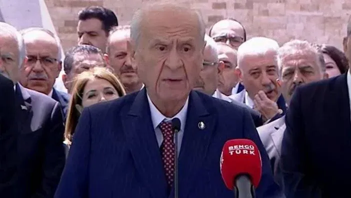 Aylar sonra konuşan Bahçeli
