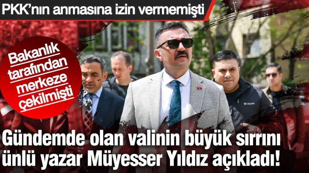 PKK’nın anmasına izin vermemiş, merkeze çekilmişti…