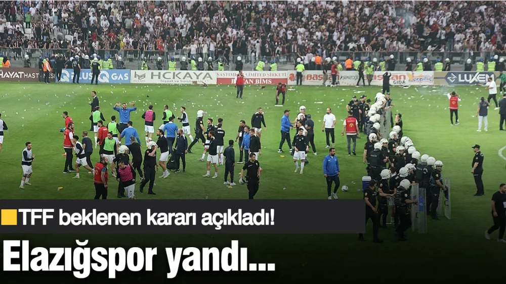 Yarım kalan maçın cezası: Elazığspor yandı